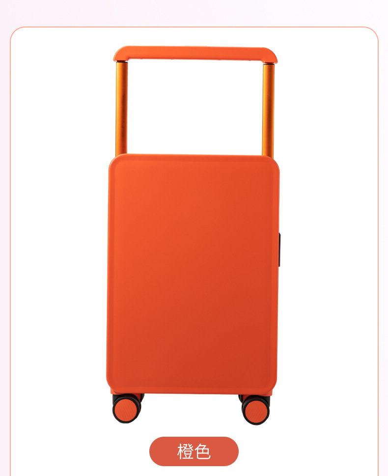 Vali nhựa PC 20 inch bánh xe vòng bi thật, vách ngăn đôi, màu cam — Injection Molding PC Double vách ngăn với túi lưới màu cam chi tiết 38