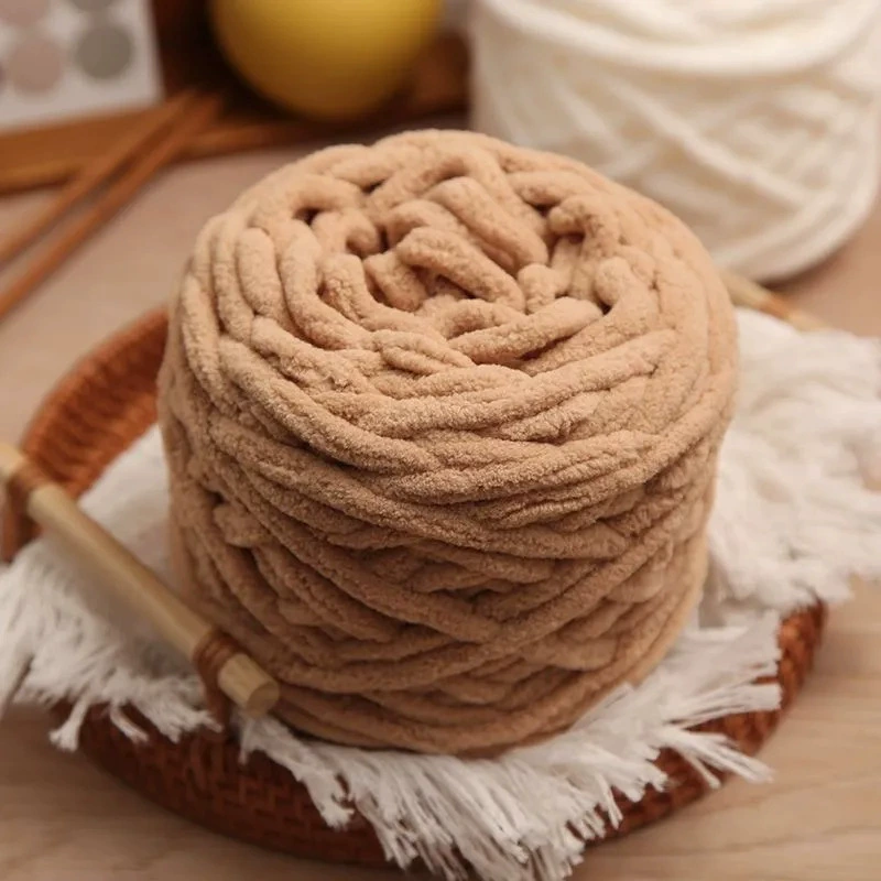 Линия льда Однопрядная толстая шерстяная нить игольчатая нить вязаная шерстяная нить