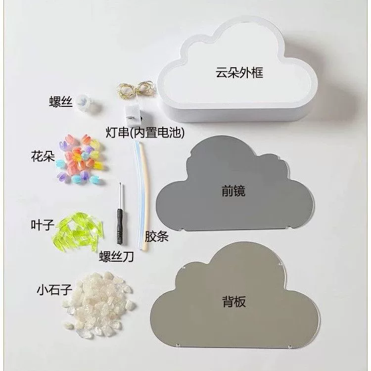 [Аксессуары единая распродажа]Tulip Cloud Duo зеркало Wholesale акриловые тысяча слоев зеркало пластины можно консультироваться цены