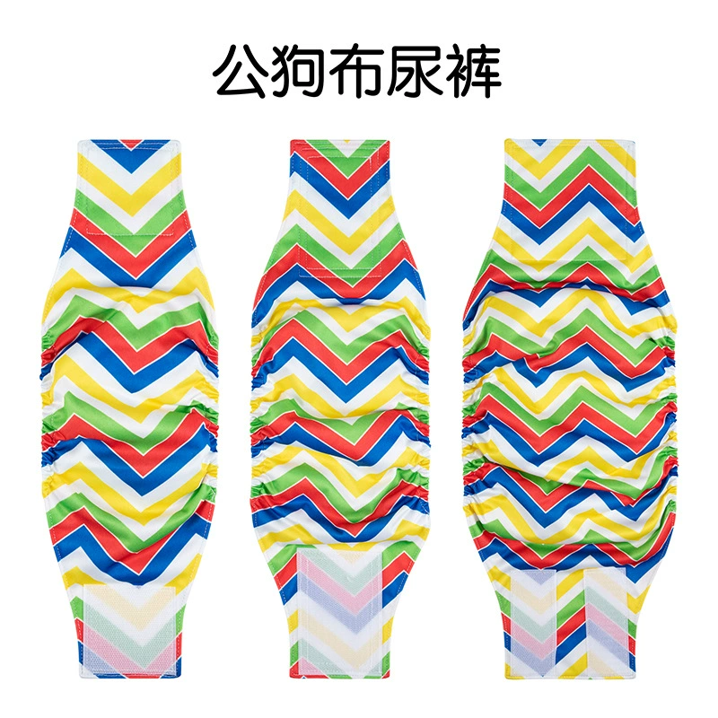 Физиологические штаны для домашних животных Amazon взрывы мужской подгузник для собак физиологические штаны для собак цветные полосы моющиеся подгузники оптом