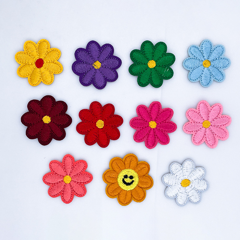 Towel embroidery set cloth stickers flower patch logo flat embroidery adhesive computer embroidery logo custom wholesale Towel embroidery set cloth stickers flower patch logo flat embroidery adhesive computer embroidery logo custom wholesale