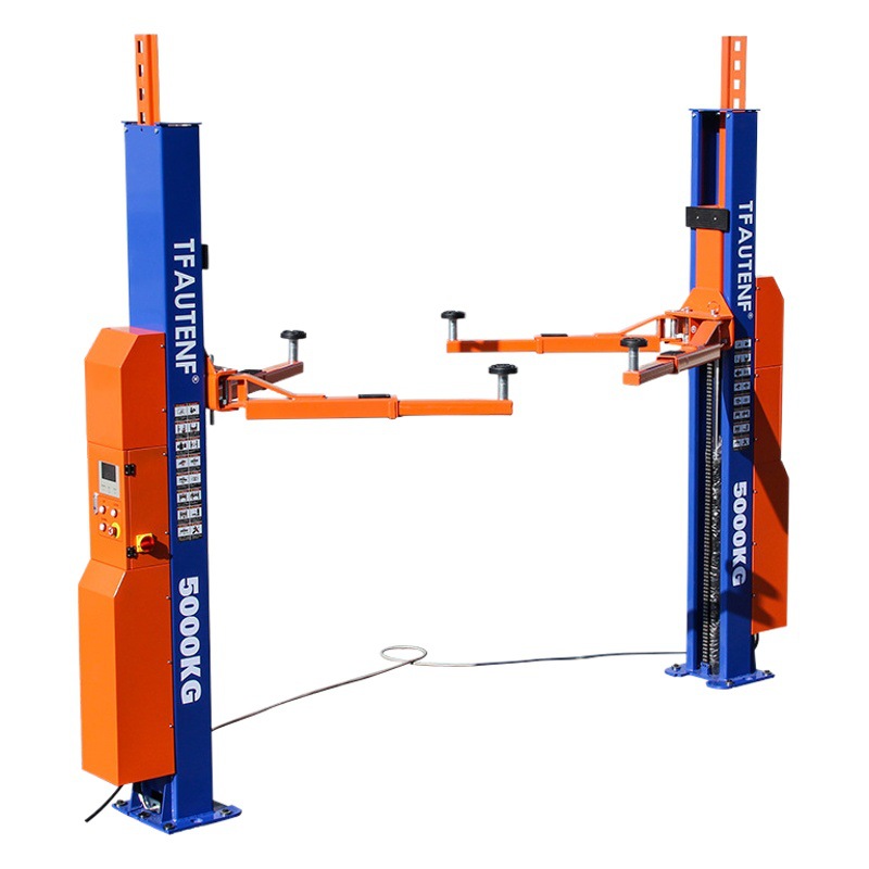 Coche inteligente hidráulico doble columna elevación 5 T marco de elevación de dos columnas elevador de coche ventas directas de la fábrica