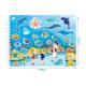 Cross-border sticker book children's early education diy can be painted repeatedly paste animal city surrounding scenes sticker book