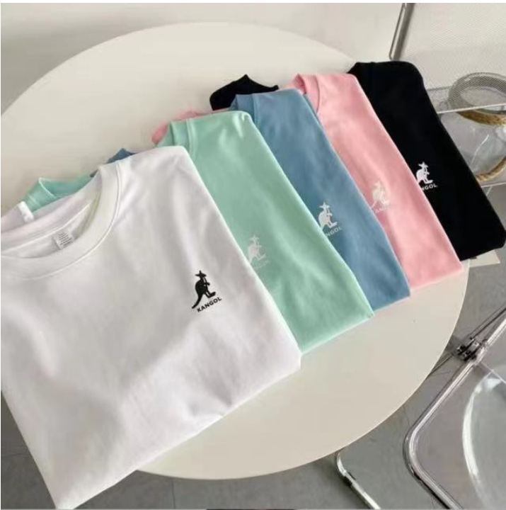200 Grams of Pure Cotton |   Summer Unisex Kangaroo 3D Silicone Short-Sleeved T-Shirt Ds1100 #