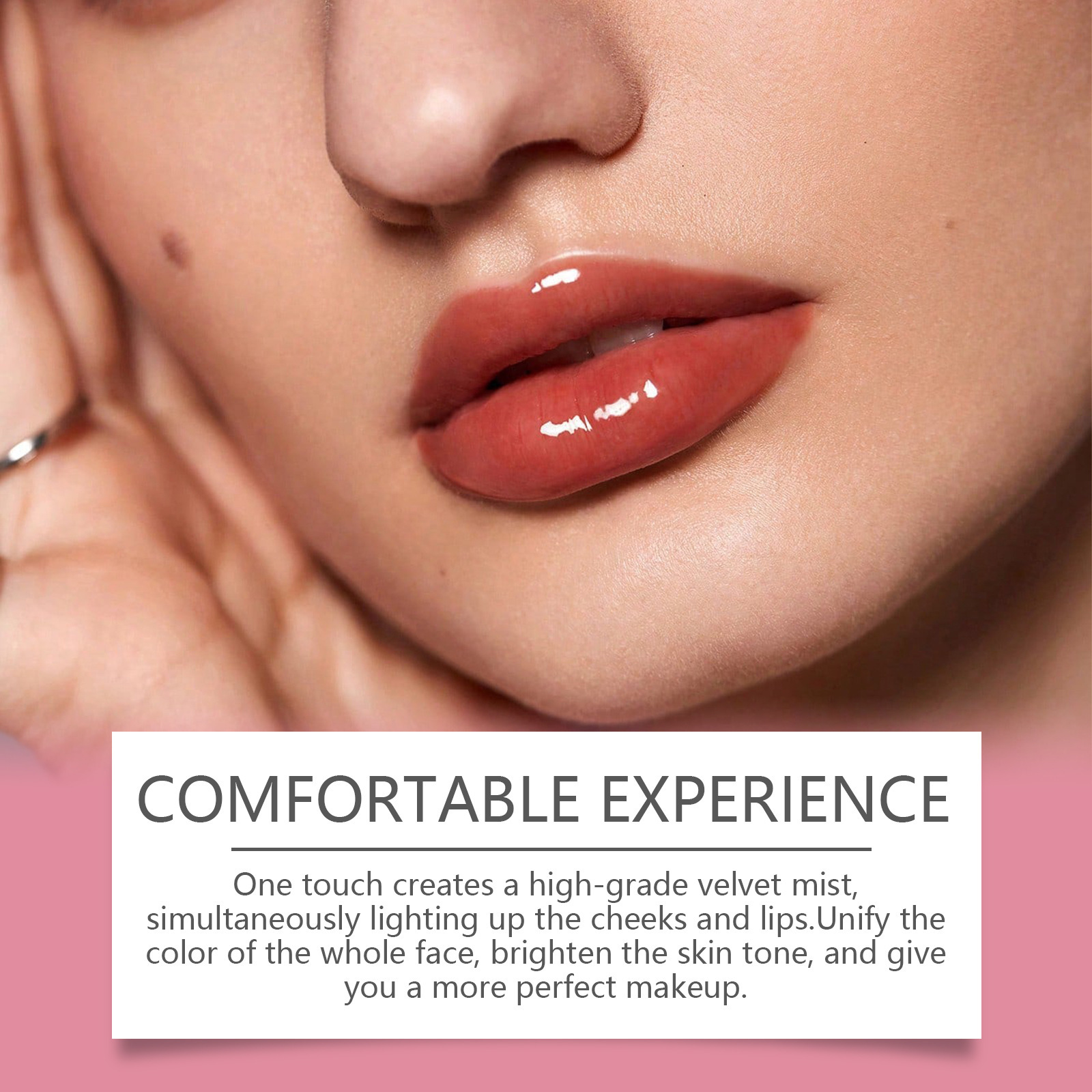 EELHOPE lips and cheeks water lubricant (nudo melocotón), color ligero, maquillaje y lubricante.