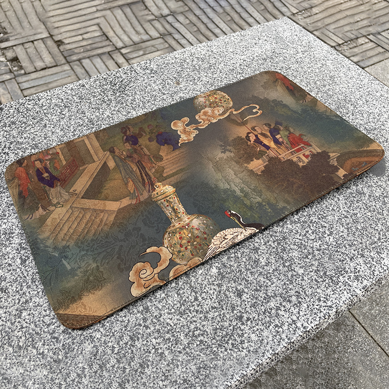 Almohadilla de impresión de satén-gran zapatilla