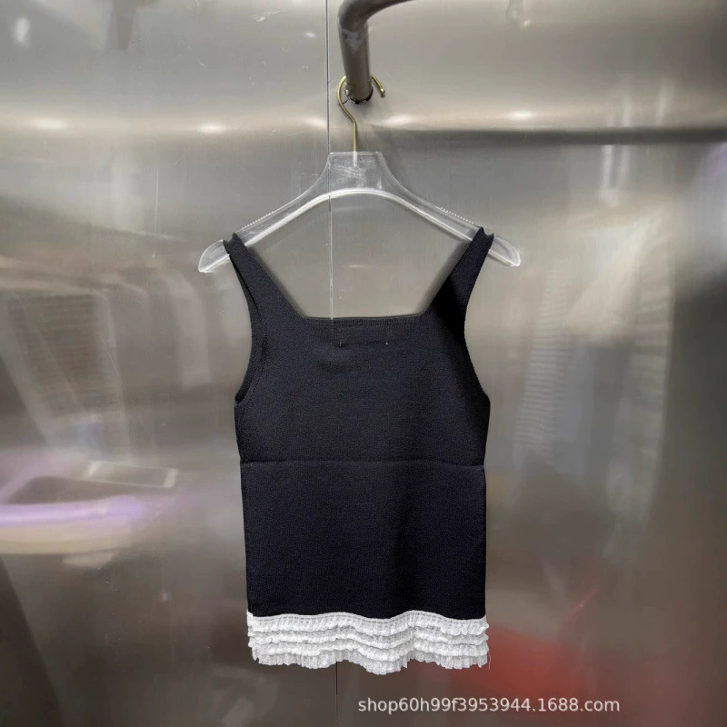 25 новых летних стилей, милые и пряные кружевные вязаные жилеты, универсальные и модные топы.