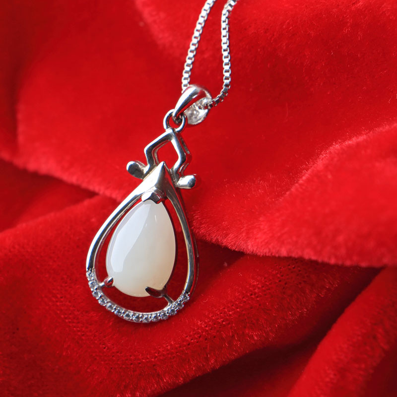 和田白玉吊坠0030