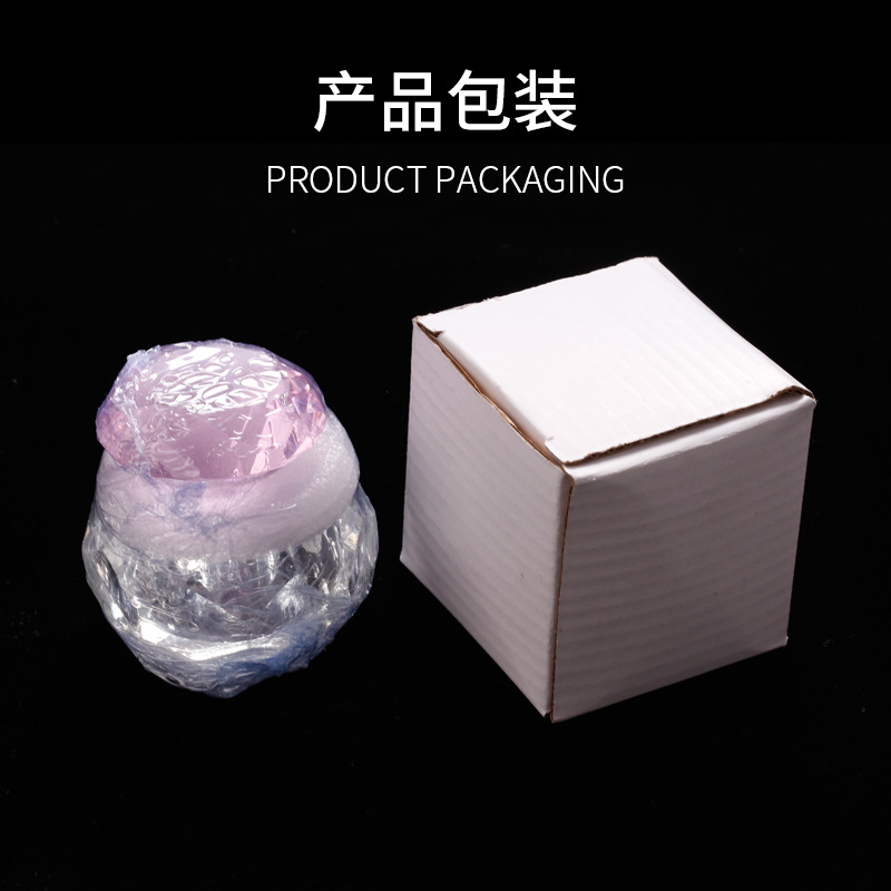 Venta caliente transfronteriza de gama alta taza de cristal grande arte de uñas Fondo puntiagudo cubierta de diamante cristal color diamante mano modelo de pantalla