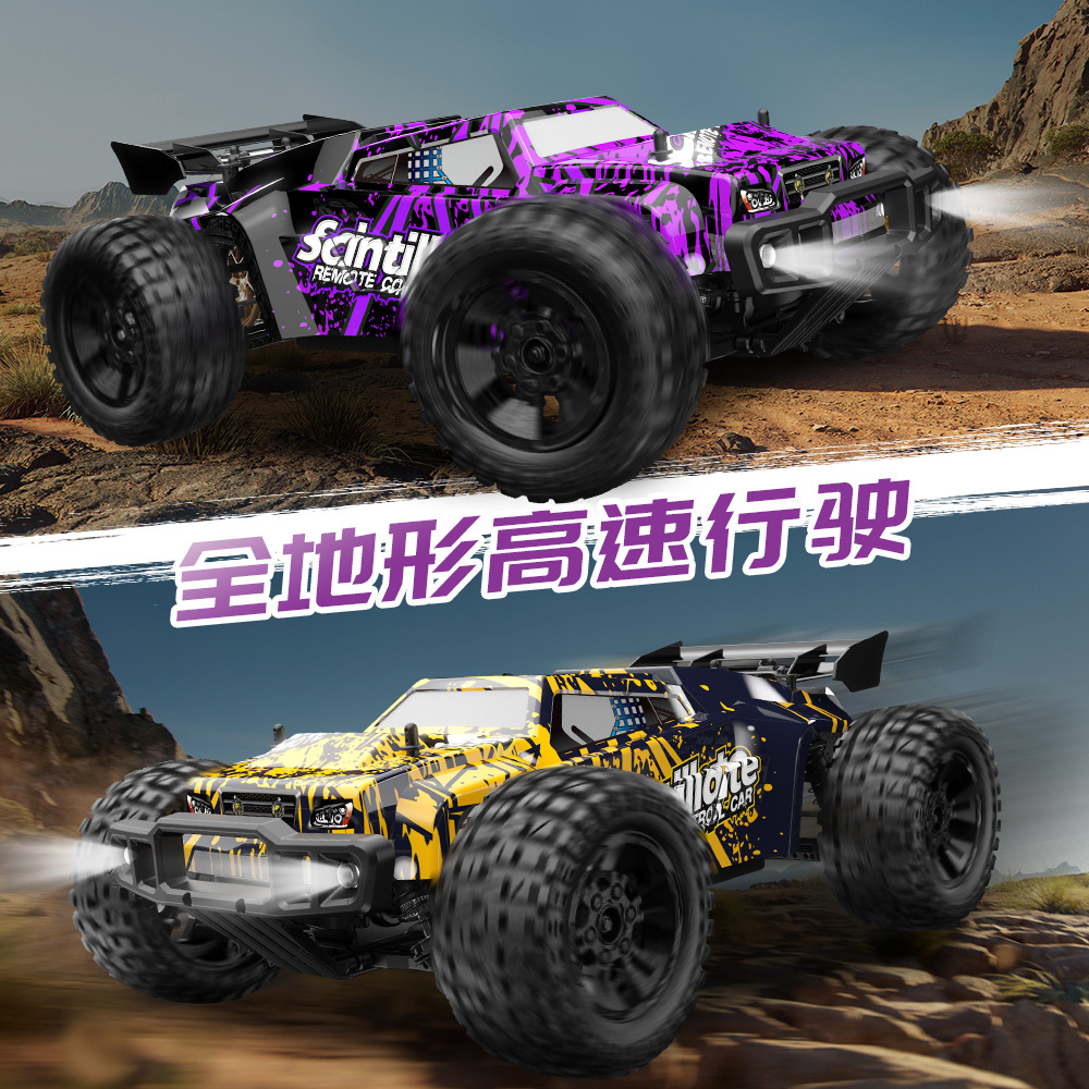 High speed four wheel drive remote control car, off-road electric truck, electric car, minifigure, racing car, scale 1:10 4