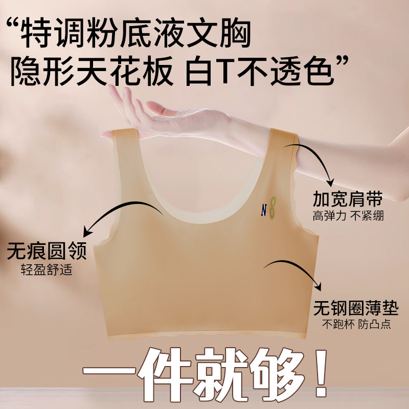 Yu Zhaolin 思春期の女の子のベスト発育期の女の子の下着女子中学生高校生ブラジャー|undefined