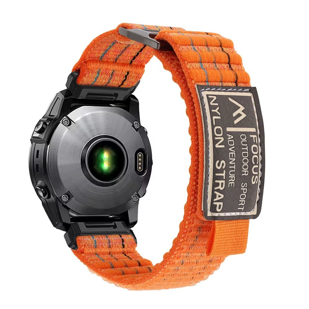 Подходит для Jiaming Garmin Fenix ​​8 Двойная секция ремня с Velcro для демонтажа 7X/6X5X Jiaming 22/26мм