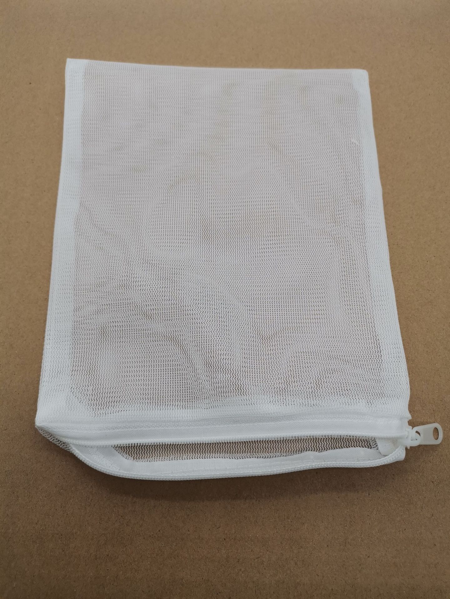 Bolsa de malla de nailon de alta densidad con cremallera para bolas de bacterias de filtro de acuario, medios filtrantes, bolsa de malla transpirable y duradera.