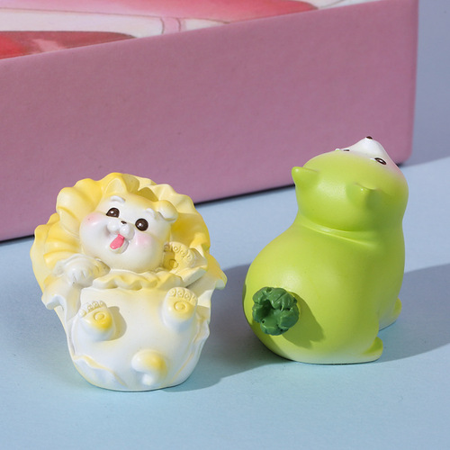 Creative Cartoon Cai Dog's World Mini Ornaments Micro Landscape Resin Crafts Wholesale Desktop Decoration Wholesale
