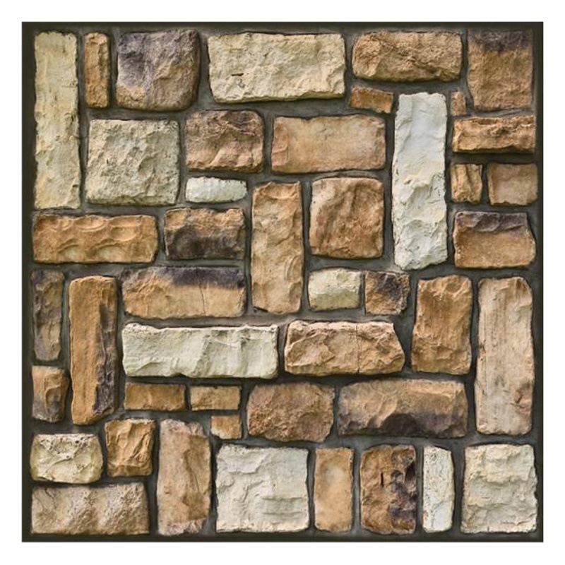 Pegatinas de pared de ladrillo retro 3D transfronterizas autoadhesivas pegatinas de pared tridimensionales papel pintado creativo pegatinas de pared decoración entrega de una pieza