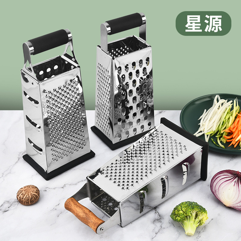 Fábrica al por mayor de acero inoxidable limpiador de verduras cocina multifuncional rábano cortador de papas planador de acero inoxidable image 3