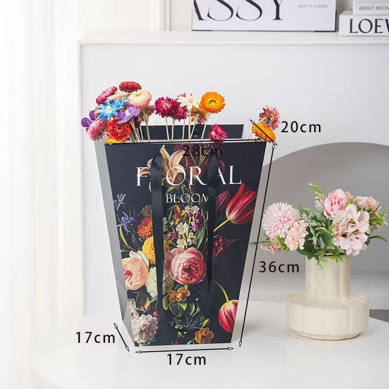 새로운 꽃 사다리꼴 검정색; 하나