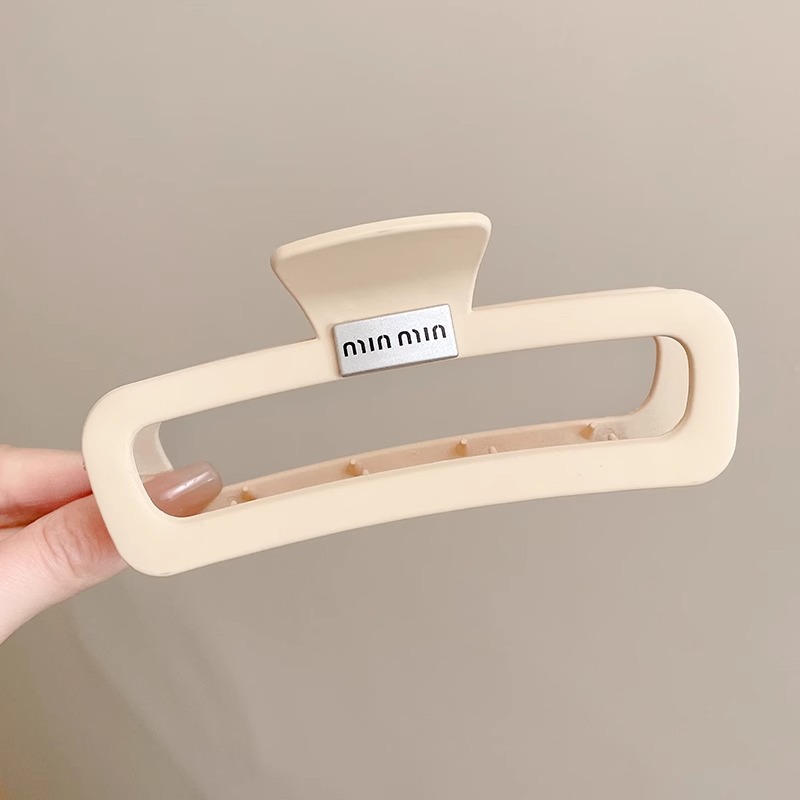 Clip de pelo negro de alta calidad de las mujeres elegante esmerilado clip de tiburón horquilla tocado Cabeza trasera updo rizador de pelo horquilla