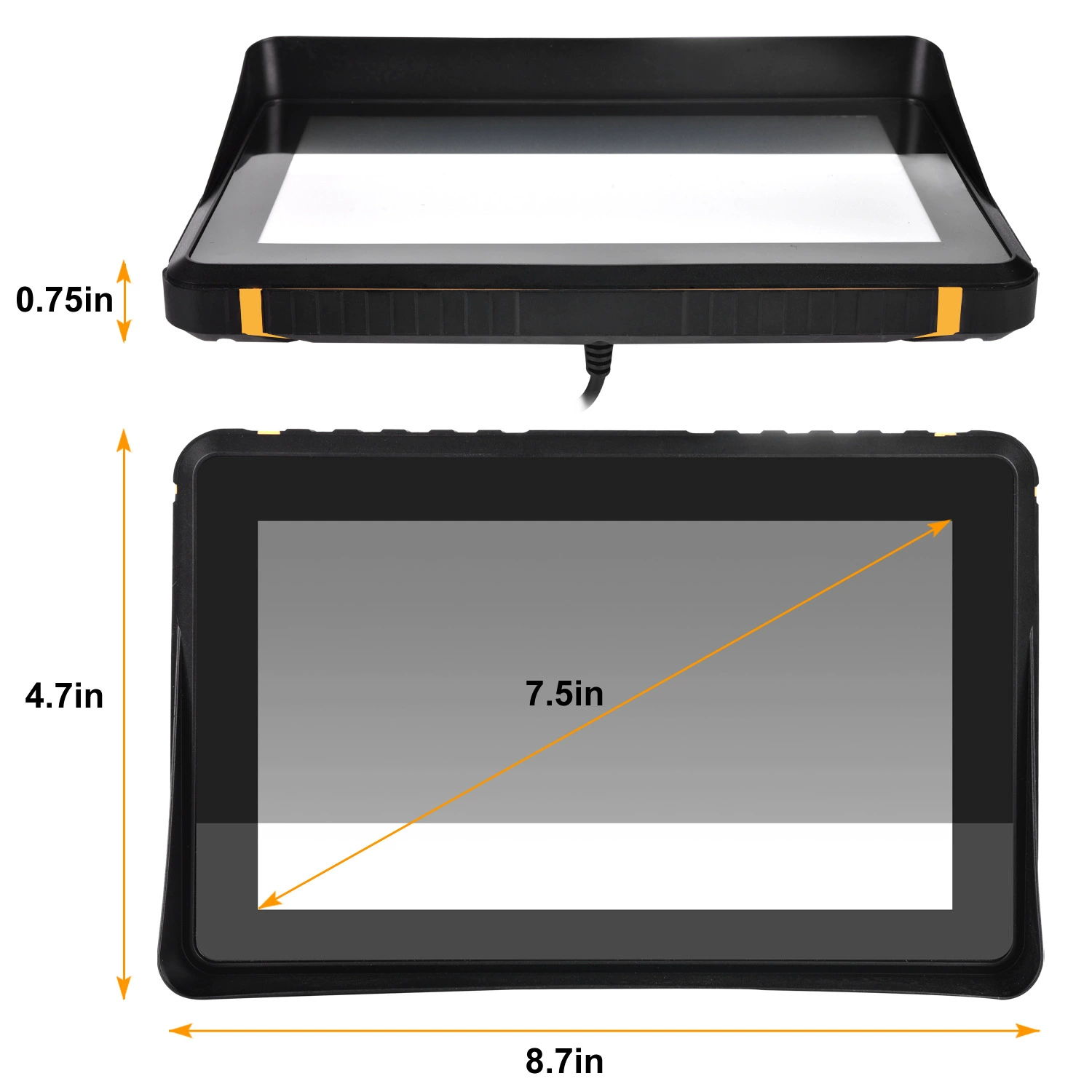 Android, wireless travel waterproof mobile phone for navigator, 7 inch, bluetooth