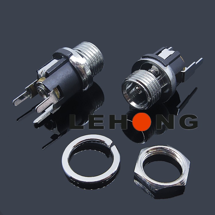 DC-5521-026M-L5.7全铜大电流针脚环保/DC电源插座/直流DC插座