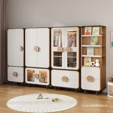 儿童衣柜收纳柜子组合家用现代简约卧室宝宝收纳架童趣储物柜