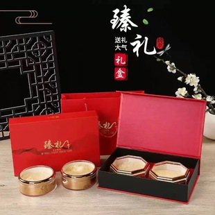 Dendrobium, Cordyceps, American Ginseng, Dried Tangerine Peel, Bird's Nest, Morel Mushrooms, Sea Cucumber, Abalone, Antler Velvet, Black Goji Berry, Red Double Combination Universal Gift
