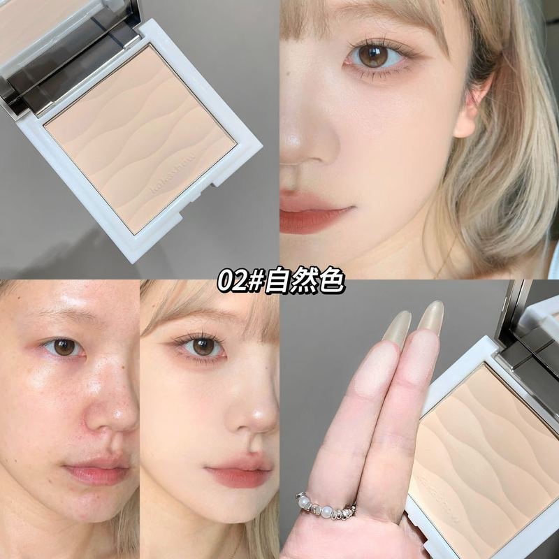 kakashow クリアロックメイクアップパウダーパウダー、ナチュラル、クリア、繊細、シルキー、パウダーベタつきにくい、ソフトフォーカスミストセッティングパウダー|undefined