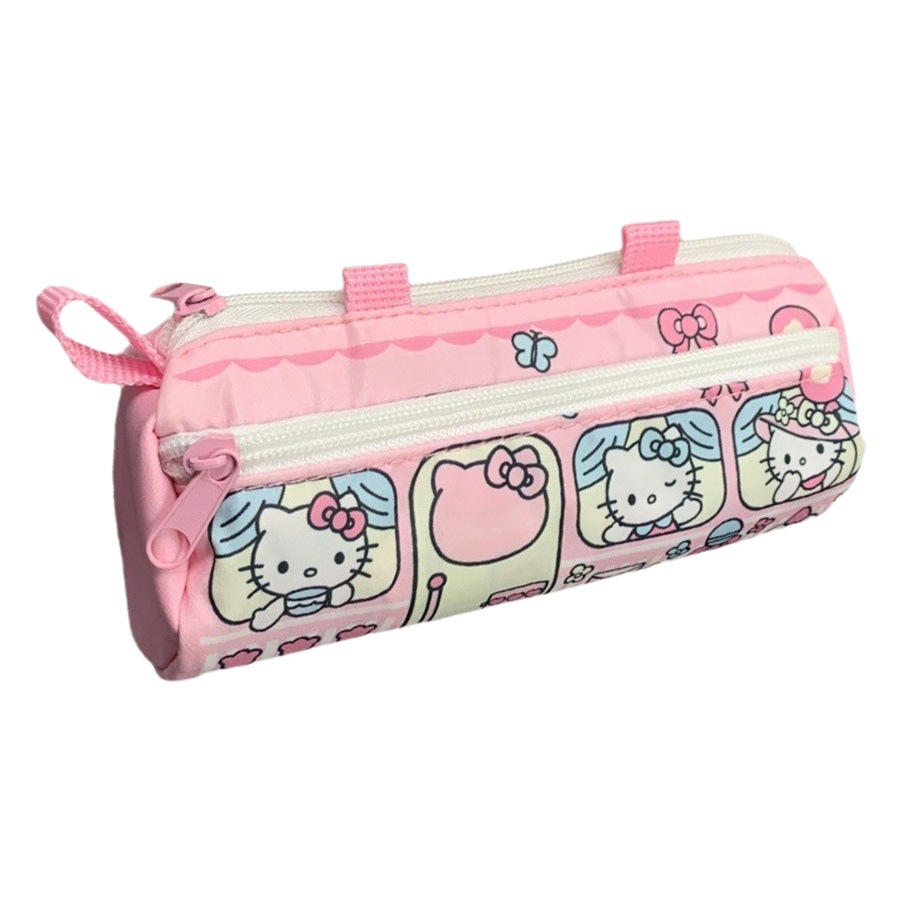 Pequeño Libro Rojo mismo estilo Sanrio Hollowkitty impresión lápiz caso estudiante papelería bolsa de almacenamiento chica corazón lápiz caso