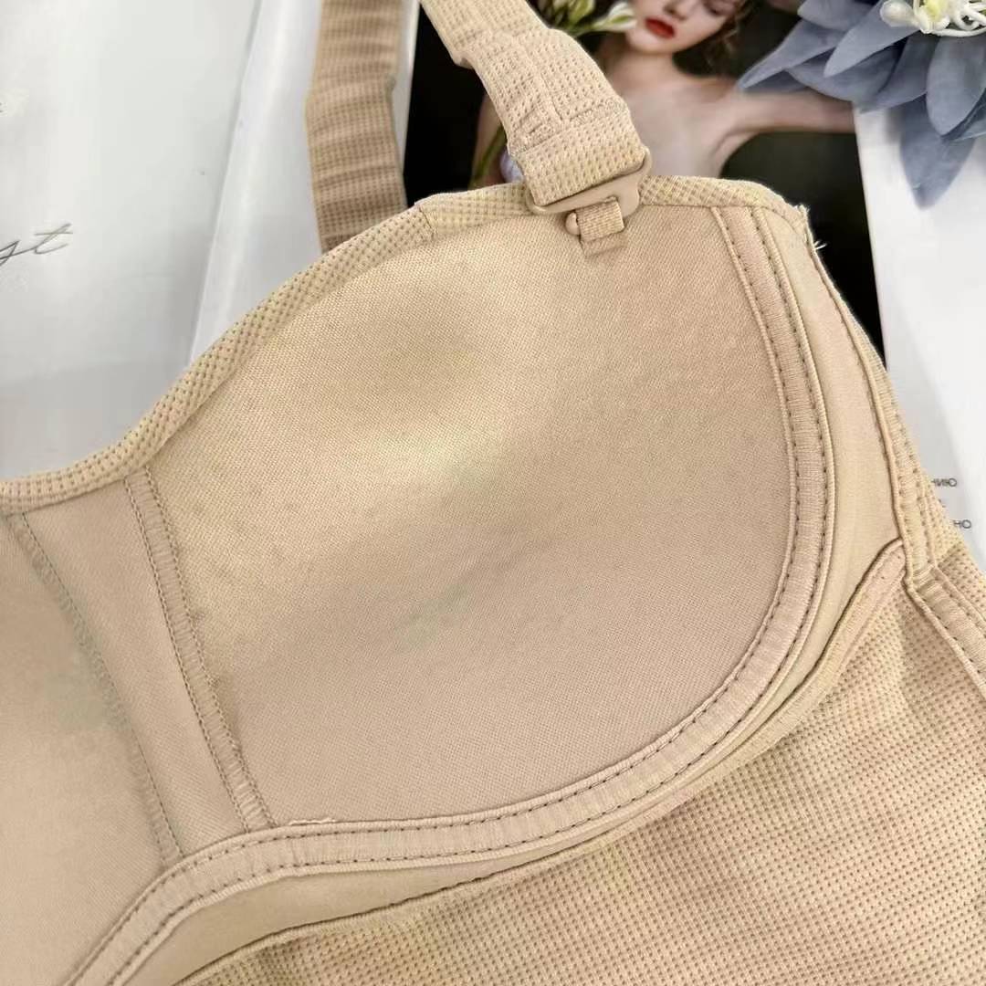Nueva taza fija sin costuras hermosa espalda sin anillo de acero ropa interior chaleco chaleco cómodo ropa interior damas base sostén al por mayor