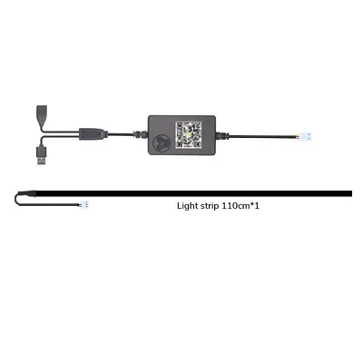 Suitable for Tesla 3/Y Dynamic Light and Shadow Dashboard Ambient Lights, Non-Destructive Central Control Air Outlet Led Atmosphere Lights (Panel (Dashboard) işıqlandırması) - instrument-panel-automatic-sensing-module-expansion-dock