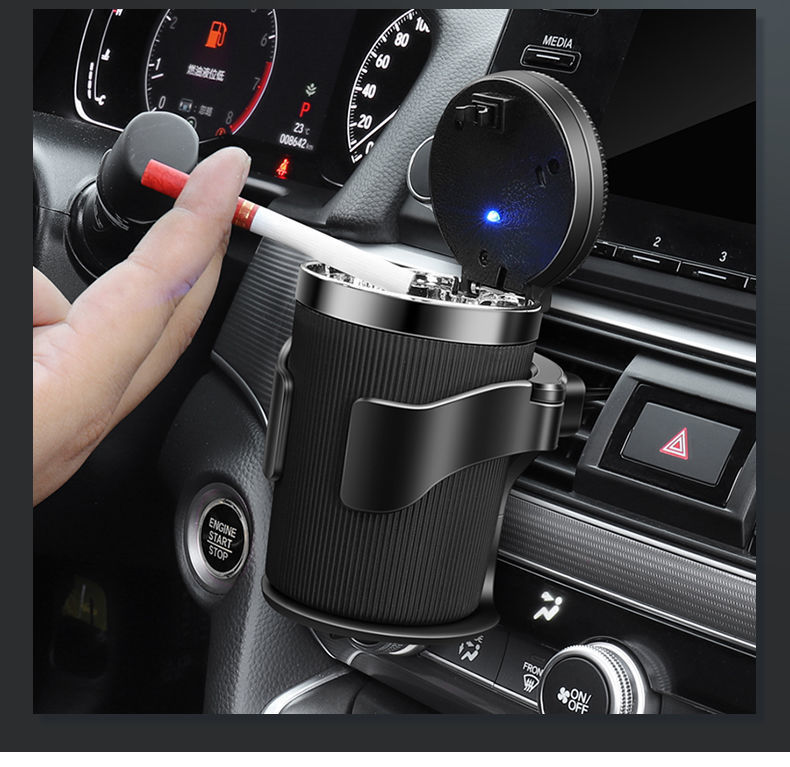 . Car water cup holder air conditioning outlet beverage holder car multi-function tea cup holder ashtray fixed storage