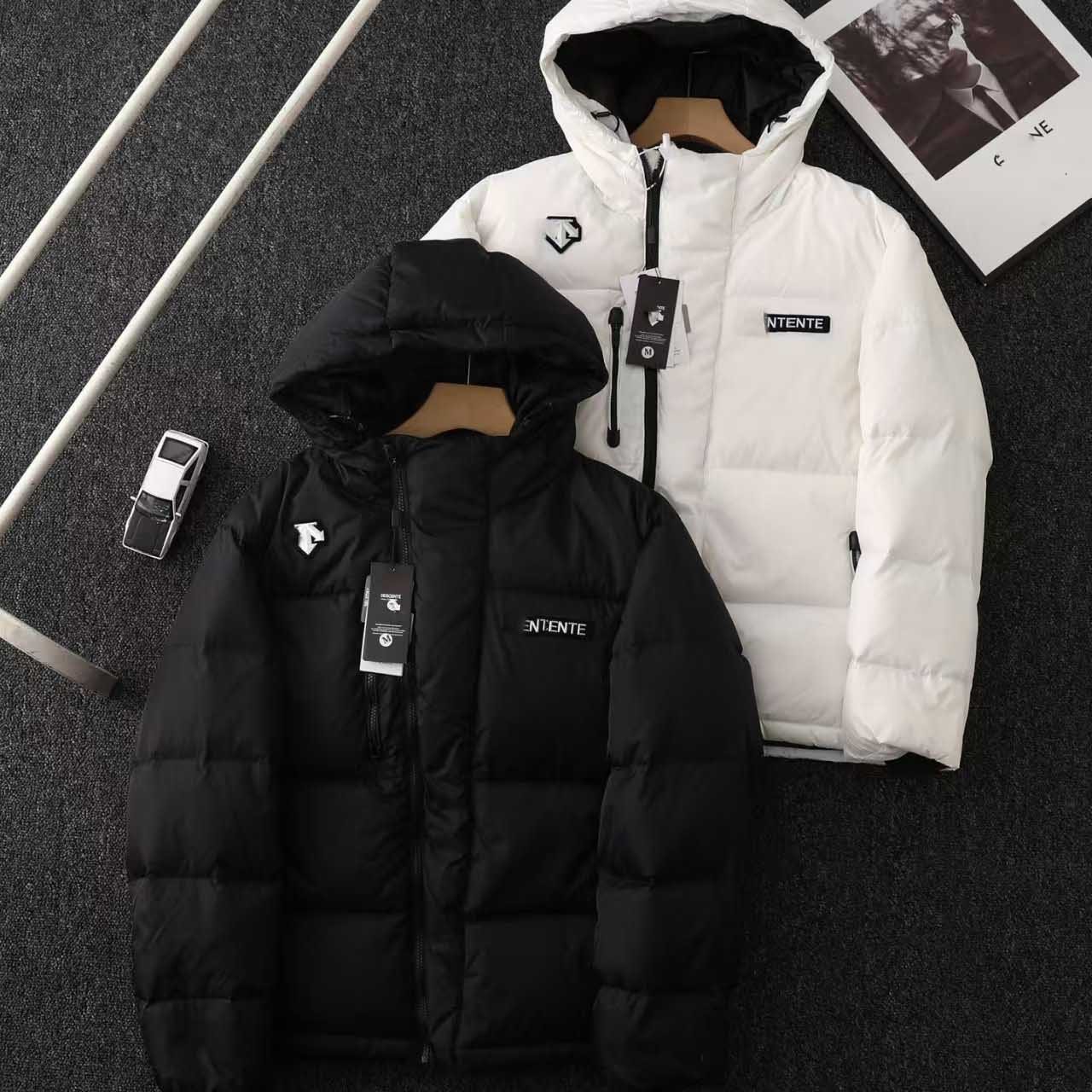 一件代发迪家男士户外系列时尚保暖防风立领羽绒服