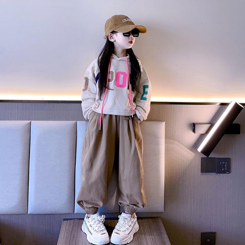 Spor Seti İlkbahar Sonbahar Sezonu 2023 Çevrimiçi Red Blast Big Boy Sokak Dansı Gevşek Çocuk ve Kız_voghion.com