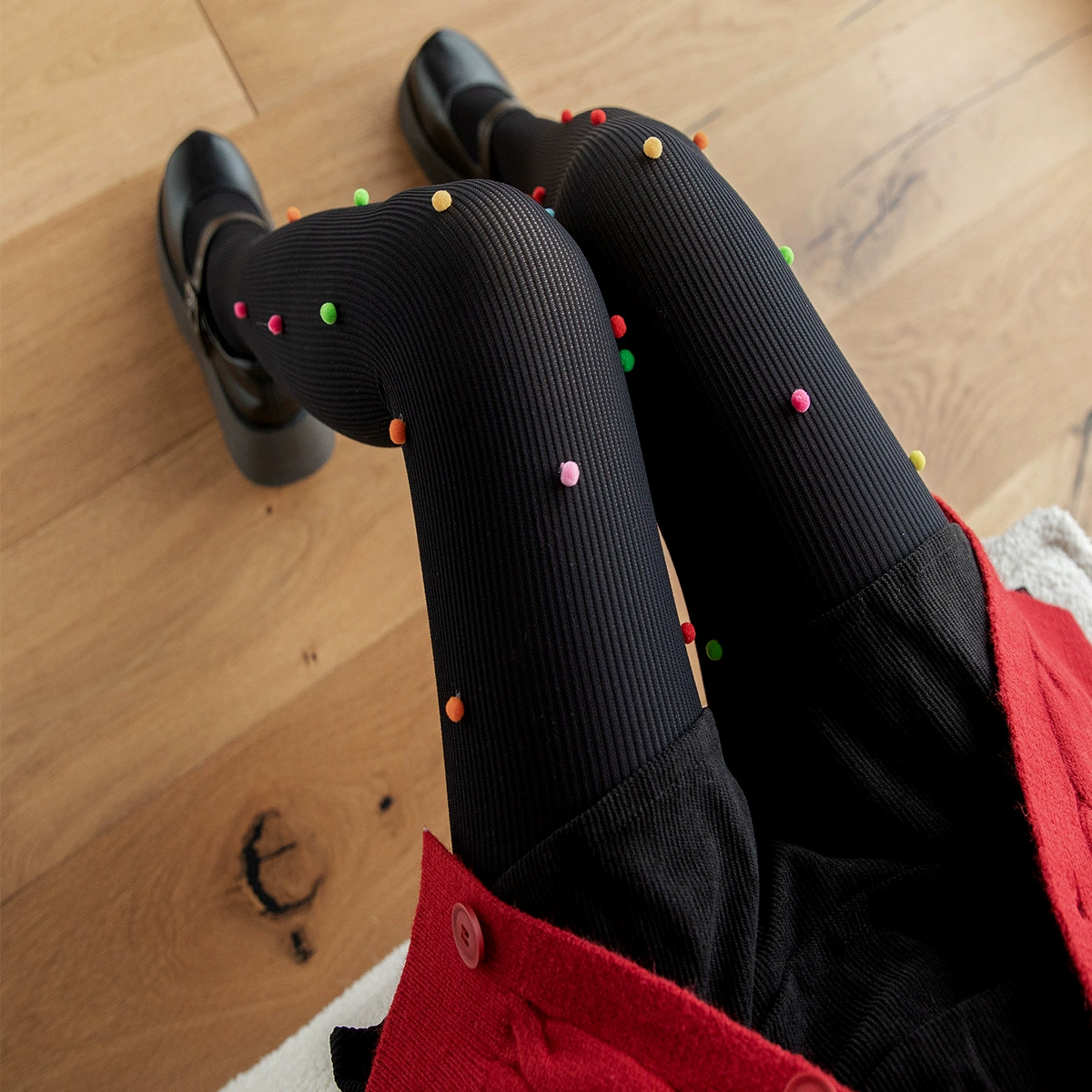 Lace tights, base socks