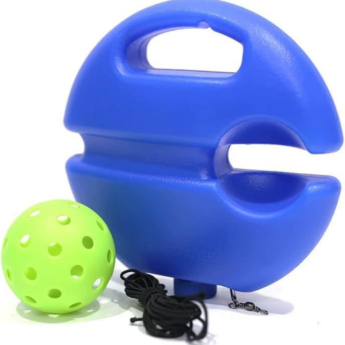 ✅Manufacturer's ready-made single pickleball racket training device 40-hole high-elastic PE hole ball beginners practice Pickle