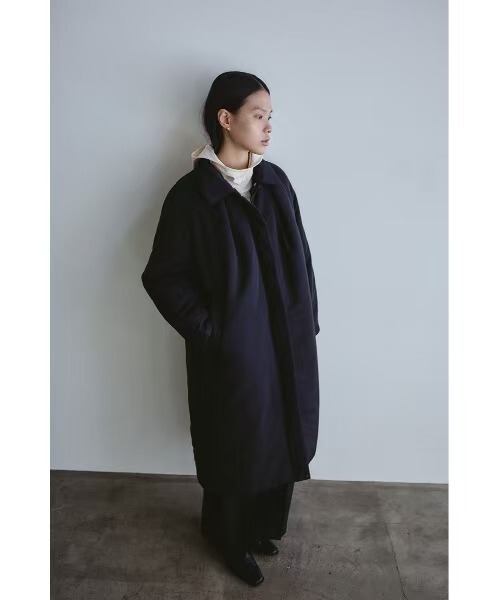 2025韩国东大门洋气宽松百搭翻领长款棉衣外  预售|undefined