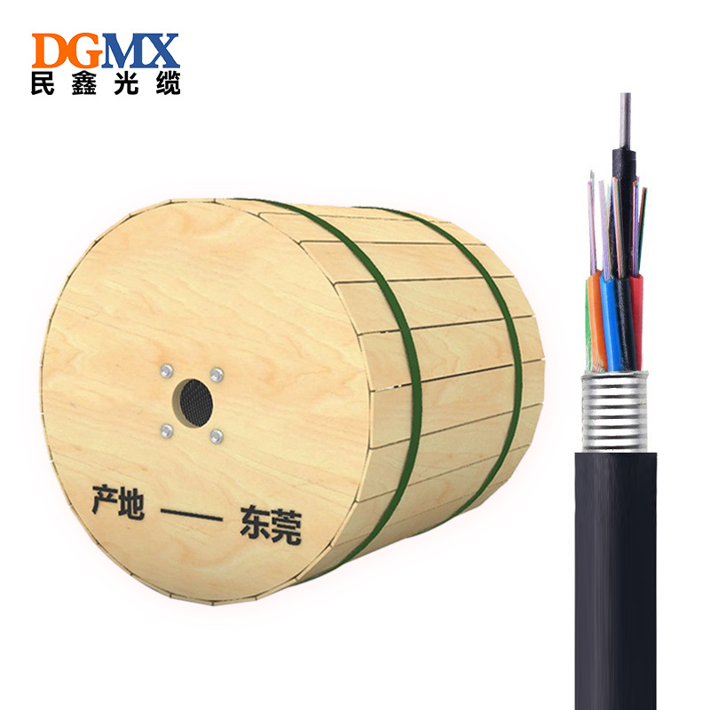 Cable de Fibra Óptica para Exteriores Minxin GYTS de 36 Núcleos, Cable de Fibra Óptica Blindado para Exteriores, Cable de Fibra Óptica Trenzado de 36 Núcleos, Cable de Fibra Óptica Monomodo de 36 Núcleos image 6
