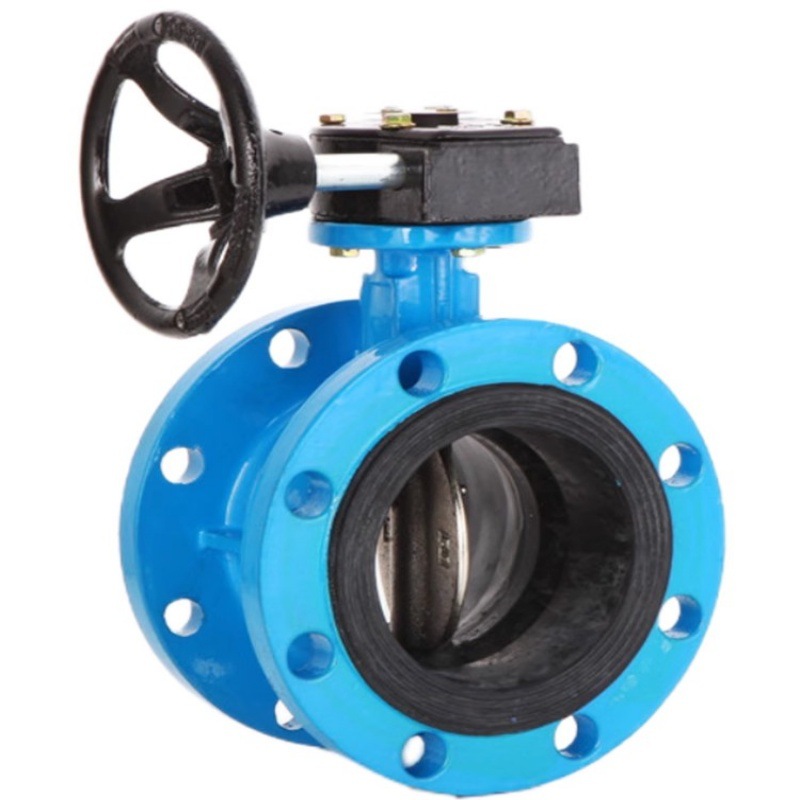 佛山市水处理软密封蝶阀涡轮手动蝶阀D341XN-10C/16C DN300