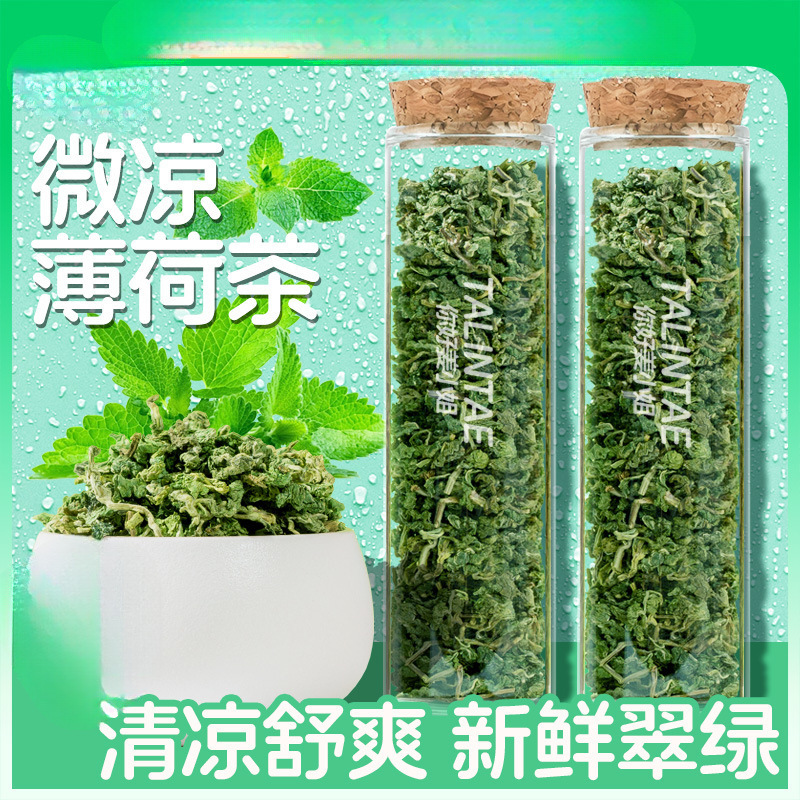 Mint Tea, Dried Mint Leaves, Fresh Edible Tea, Refreshing Herbal Tea, Scented Tea, Summer Tea