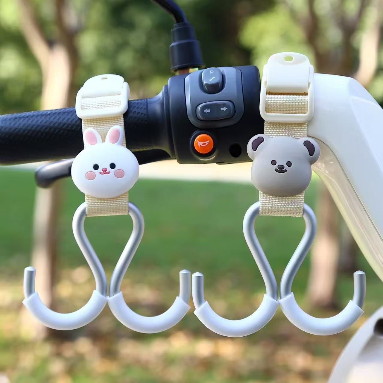 Universal Front-Mounted Heavy-Duty Hook for Electric Vehicles, Motorcycles, Bicycles, and Helmets