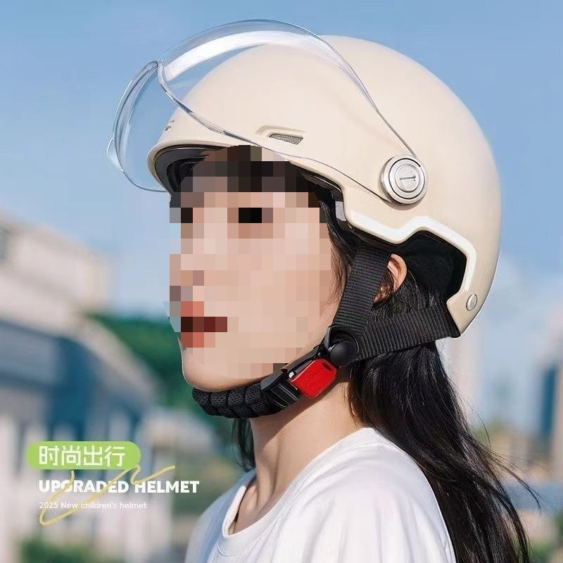 Electric Motorcycle Helmet Men Women Electric Bicycle Half Helmet
