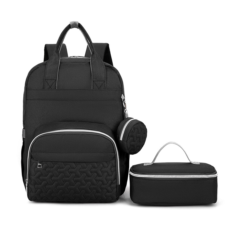 Nuevo tipo transfronterizo de gran capacidad multifuncional bolsa portátil para mamás, bolsa de parto, mochila de hombro para mamás y bebés, almohadilla de orina