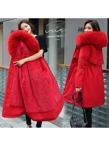 Winter Jacket  New Women Parka Clothes Long Coat Wool