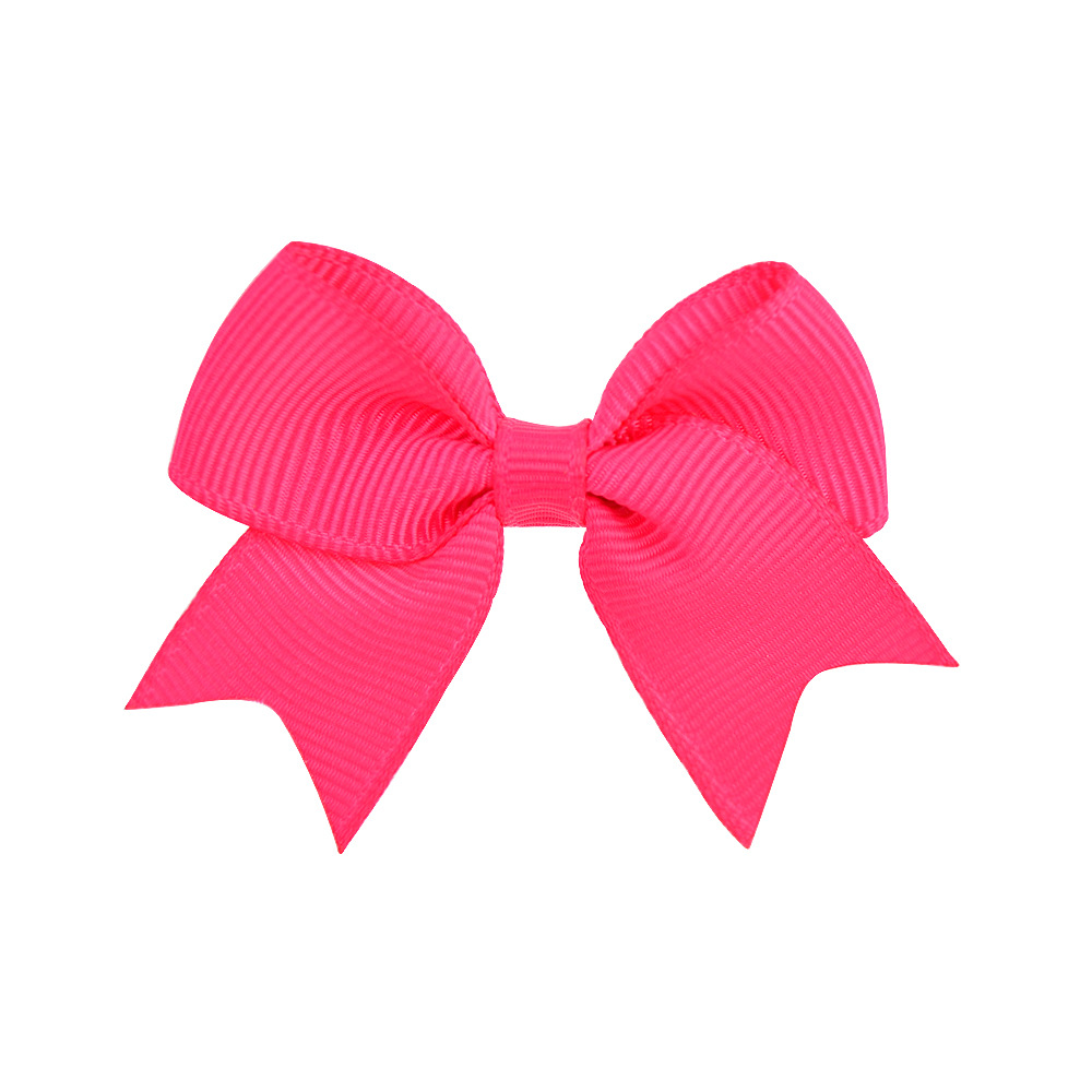 Nihaojewelry Simple Pure Color Children's Bow Hairpin Wholesale Jewelry display picture 6