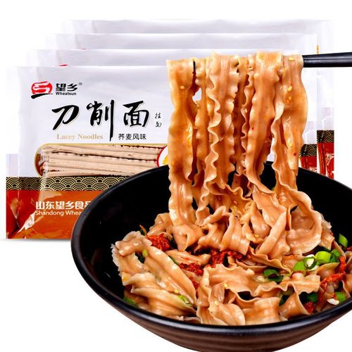 Wangxiang Knife-Shaved Noodles, Buckwheat Knife-Shaved Noodles, 500g Wide Noodles, Dried Noodles, Oil-Splashed Noodles, Braised Noodles, Fried Sauce Noodles, Soup Noodles, Mixed Noodles