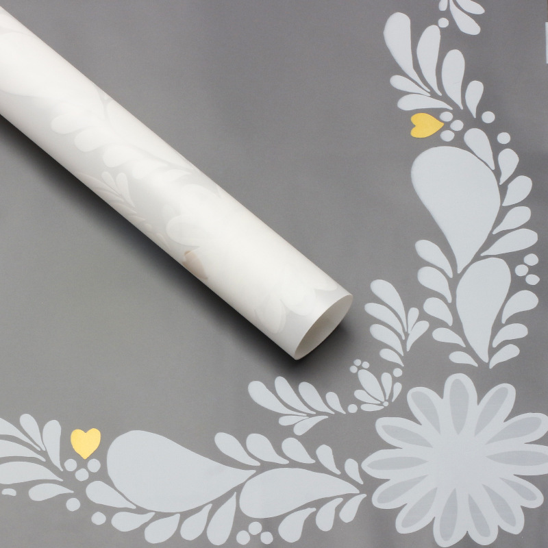 Flor de la felicidad florece flor de embalaje impermeable semitransparente ramo de flores regalos flor de papel flor florista lote