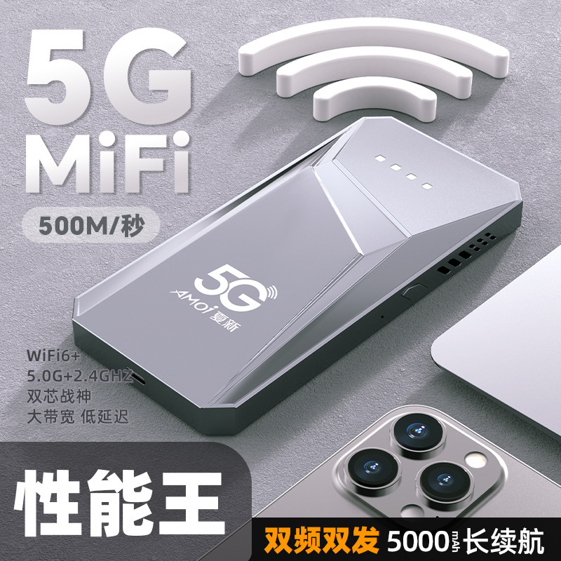 5g Portable Wifi Dual-Band Wireless Network Card Wf Portable Network Router Wifi6 Mobile Wifi Traffic Portable Wf