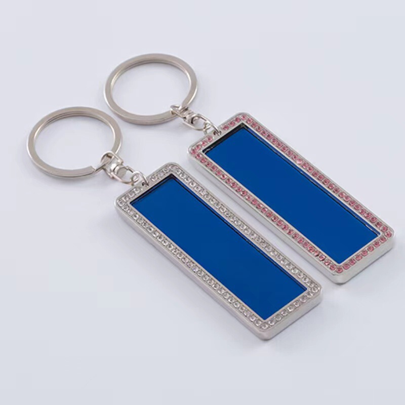 Hot sale number plate keychain car license plate keychain metal license plate frame key