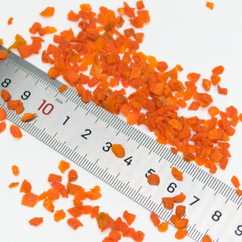 Dried Carrot Dices Hu Luo Bo 500g Dehydrated Vegetable Granules for Instant Noodle Packs and Cooking quality and texture