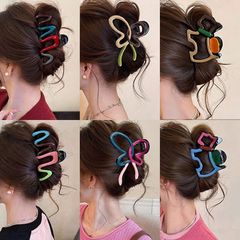 オリジナルの高品質韓国ヘアアクセサリー子犬クリップ気質カラフルなオイルドリップガーリーリボンサメクリップヘアピン